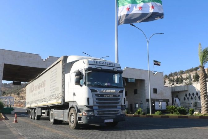 شحن بري من الامارات الى سوريا